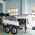 200 Meters Trailer mounted Water Well Borehole Rig